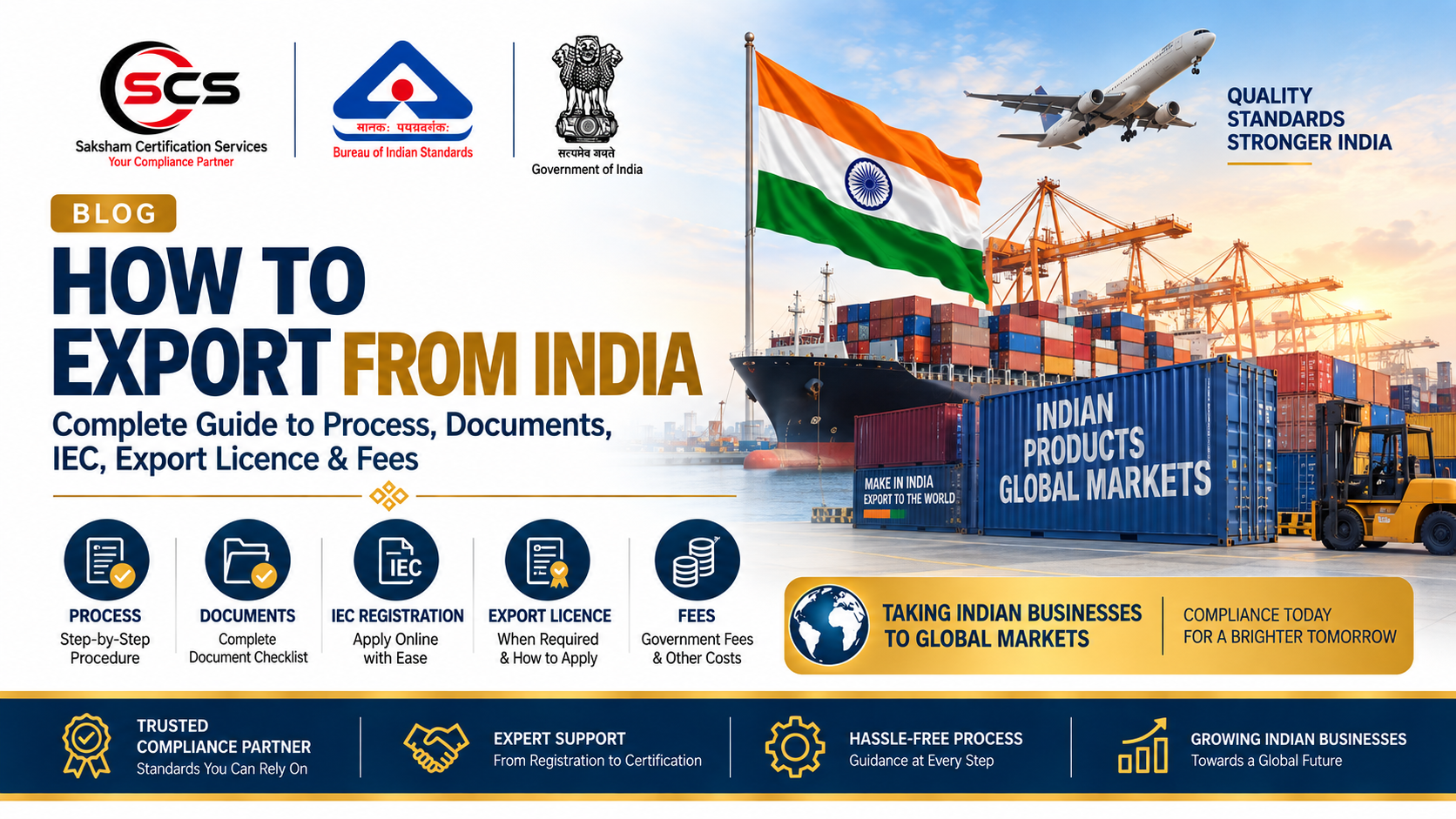 How to Export from India in 2026: Process, Documents, IEC, Export Licence & Fees